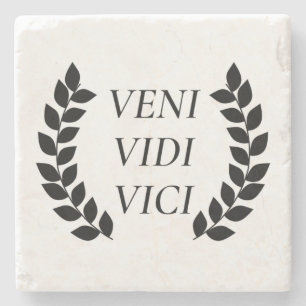 Veni Vidi Vici I Came I Saw I Conquered Steinuntersetzer