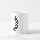 Veni Vidi Vici I kam ich sah ich erobert Kaffeetasse (Mittel)