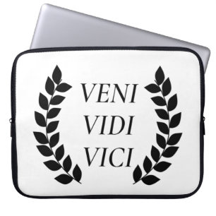 Veni Vidi Vici I kam ich sah ich erobert Laptopschutzhülle