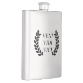 Veni Vidi Vici - Ich kam und sah, wie ich erobert  Flachmann (Rechts)