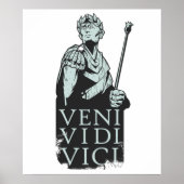 Veni Vidi Vici Julius Caesar Roman Poster (Vorne)