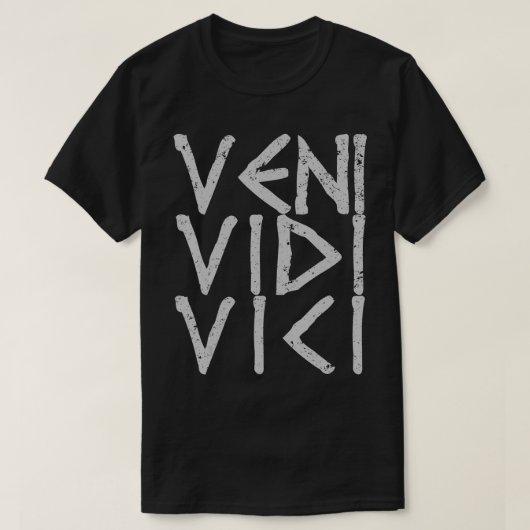 VENI VIDI VICI Julius Caesar T-Shirt (Design vorne)