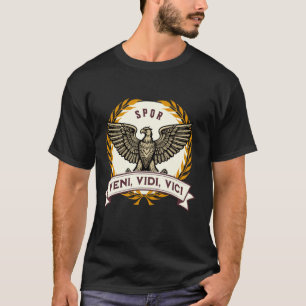Veni Vidi Vici Julius Caesar Zitat Ancient Rom T-Shirt