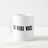 Veni vidi vici kaffeetasse (Vorderseite Links)