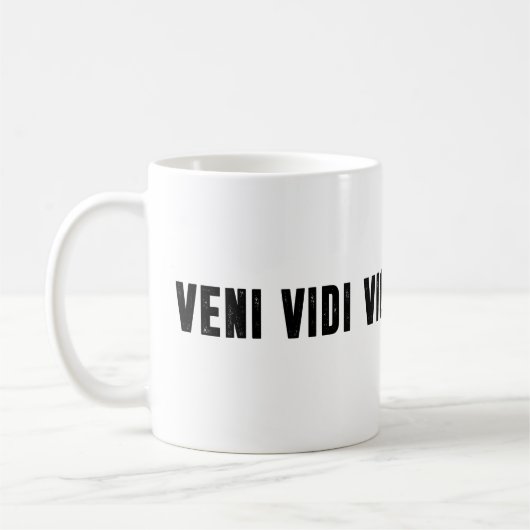 Veni vidi vici kaffeetasse (Links)