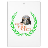 Veni Vidi Vici Klemmbrett (Rückseite)
