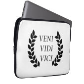 Veni Vidi Vici Laptopschutzhülle (Vorne Rechts)