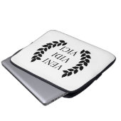 Veni Vidi Vici Laptopschutzhülle (Vorne Knopf)
