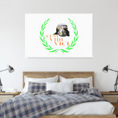 Veni Vidi Vici Leinwanddruck (Insitu (Schlafzimmer))