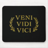 Veni Vidi Vici lustiger Spiel-Sieger Mousepad (Vorne)