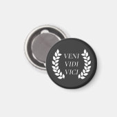 Veni Vidi Vici Magnet (Vorderseite/Rückseite)