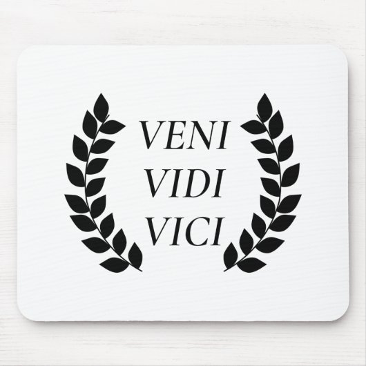 Veni Vidi Vici Mousepad (Vorne)