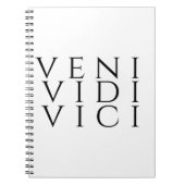 Veni Vidi Vici Notizblock (Vorderseite)