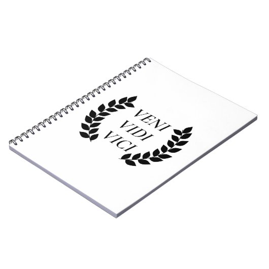 Veni Vidi Vici Notizblock (Linke Seite)