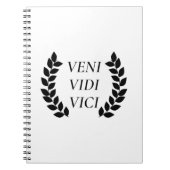Veni Vidi Vici Notizblock (Vorderseite)