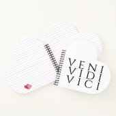 Veni Vidi Vici Notizblock (Innenseite)