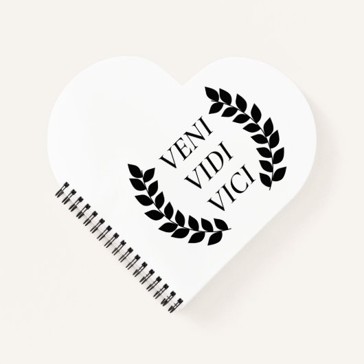 Veni Vidi Vici Notizblock (Vorderseite)