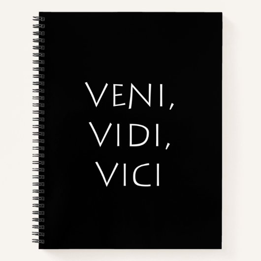 Veni vidi vici notizblock (Vorderseite)