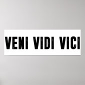 Veni vidi vici poster (Vorne)