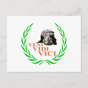 Veni Vidi Vici Postkarte