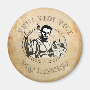 Veni Vidi Vici Römischer Soldat Pro Imperio Magnet