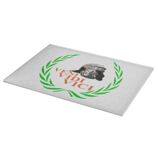 Veni Vidi Vici Schneidebrett (Ecke)