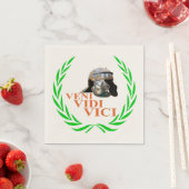 Veni Vidi Vici Serviette (Beispiel)