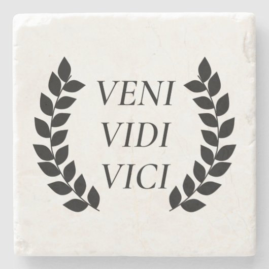 Veni Vidi Vici Steinuntersetzer (Vorderseite)