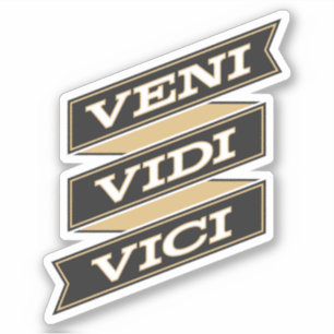 Veni Vidi Vici Sticker