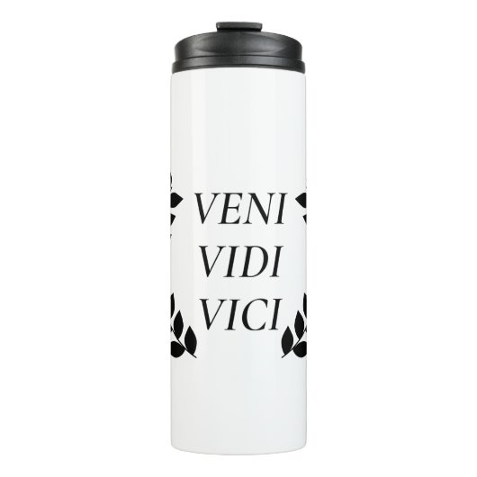 Veni Vidi Vici Thermosbecher (Vorderseite)