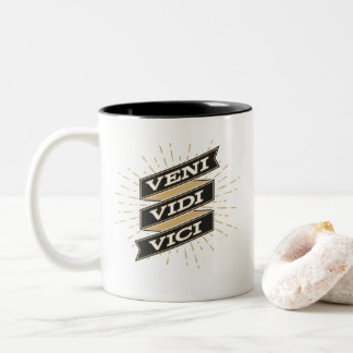 Veni Vidi Vici Zweifarbige Tasse