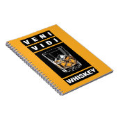 Veni Vidi Whiskey | Funny Zitat für Whiskey-Liebha Notizblock (Rechte Seite)