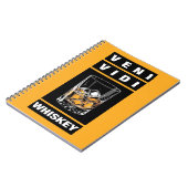 Veni Vidi Whiskey | Funny Zitat für Whiskey-Liebha Notizblock (Linke Seite)