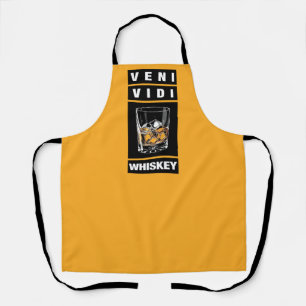 Veni Vidi Whiskey Funny Zitat für Whiskey-Liebha Schürze