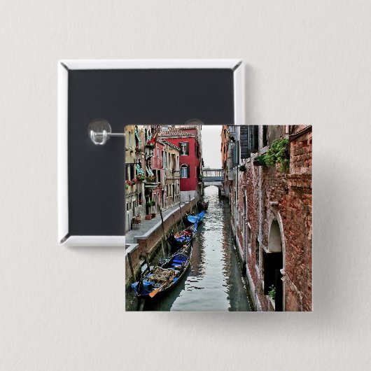 Venice Alleyway Button (Vorne & Hinten)