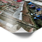 Venice Alleyway Fotodruck (Ecke)