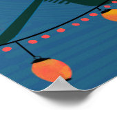 Venice at Night Poster (Ecke)