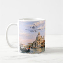 Venice Basilika Salute Aquarell Ikonische Kuppeln