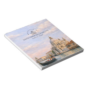 Venice Basilika Salute Aquarell Ikonische Kuppeln Notizblock