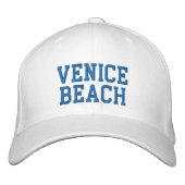 VENICE BEACH BASIC EMBROIDERED FLEX-IT WOOL BESTICKTE BASEBALLKAPPE (Vorderseite)