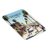 Venice Beach Boardwalk Kalifornien Magnet (Rechte Seite)
