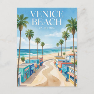 Venice Beach Boardwalk Los Angeles Kalifornien Postkarte