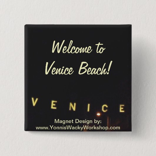 Venice Beach Button (Vorderseite)