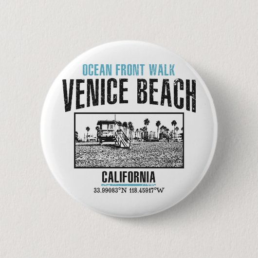 Venice Beach Button (Vorderseite)