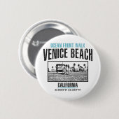 Venice Beach Button (Vorne & Hinten)