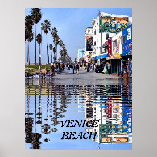 Venice Beach Califorina Poster (Vorne)