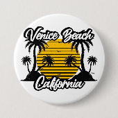 Venice Beach California Button (Vorderseite)