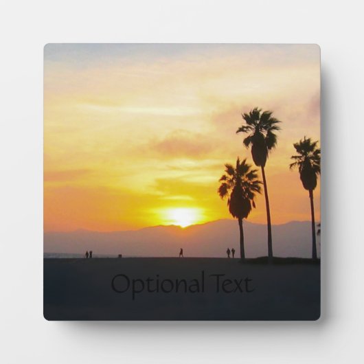 Venice Beach California Fotoplatte (Vorderseite)
