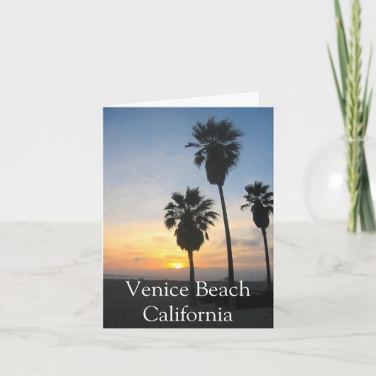 Venice Beach California Karte (Vorderseite)
