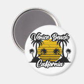 Venice Beach California Magnet (Vorderseite/Rückseite)